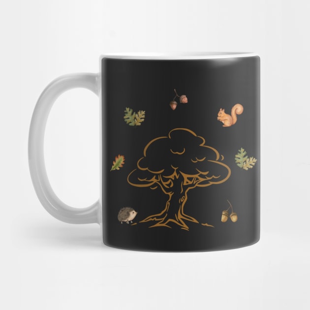 Oak tree lover - Old oak tree - Wise mystical tree by Rubi16